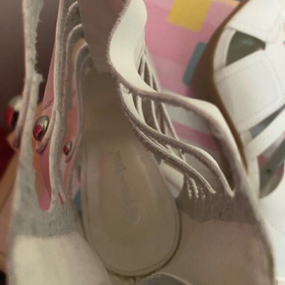 Nature Breeze Paris White Gladiator, size 9 - Picture 5 of 6